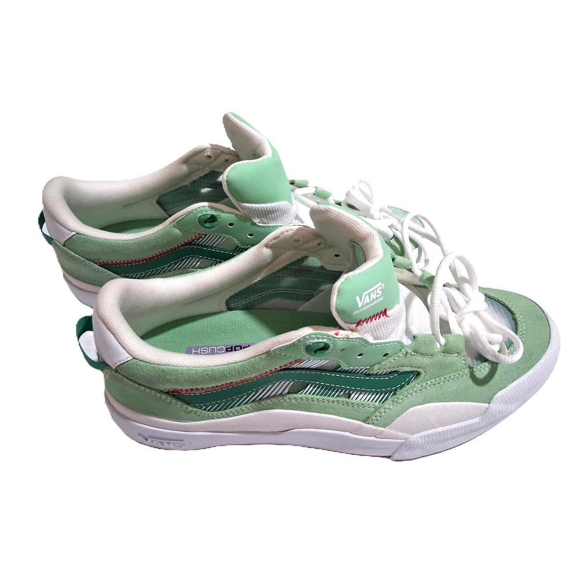 Vans Skate Rowan – Tenis Skateboarding Hombre WaffleCup Verde Menta/Blanco – Talla US 10.5.