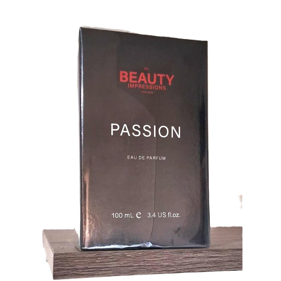 Beauty Impressions Passion Eau de Parfum for Men – Vaporisateur Spray, 100 ml / 3.4 fl.oz.