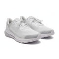 Under Armour HOVR Sonic 6 – Tenis Running Hombre Triple Blanco/Gris Plateado Talla 11.