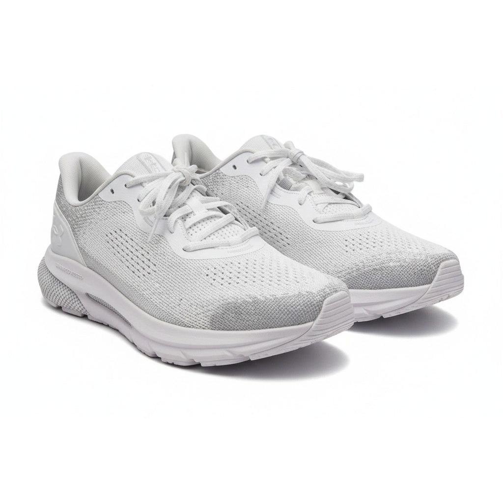 Under Armour HOVR Sonic 6 – Tenis Running Hombre Triple Blanco/Gris Plateado Talla 11.