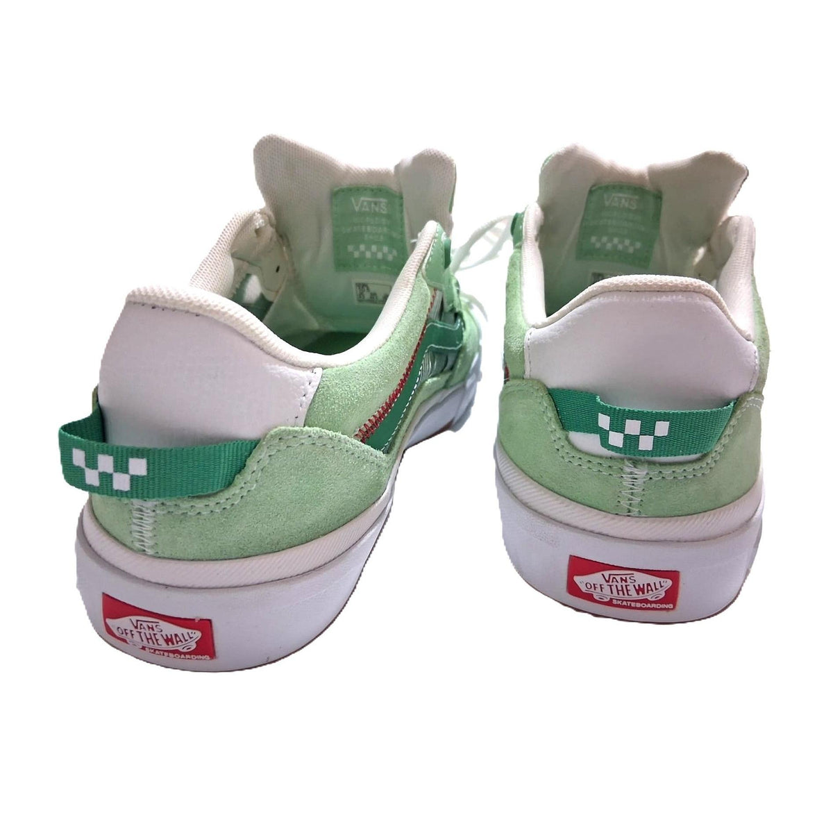 Vans Skate Rowan – Tenis Skateboarding Hombre WaffleCup Verde Menta/Blanco – Talla US 10.5.