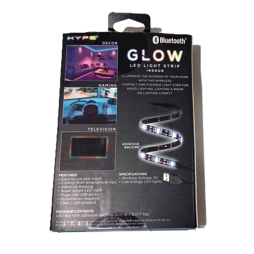 Tira LED RGB Bluetooth 6 Pies – Hype Glow | Control por App | USB | Interior