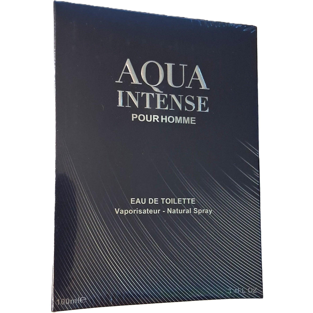 AQUA INTENSE POUR HOMME-EAU DE TOILETTE-VAPORISATEUR-NATURAL SPRAY-100 ML 3.4 FL.OZ.