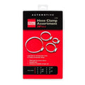 Store House 20-Piece Large Automotive Hose Clamp Assortment – Stainless Steel, Worm Gear