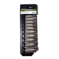 Pittsburgh Pro 10-Piece Deep Socket Set – 3/8" Drive, Metric, Triple Chrome-Plated