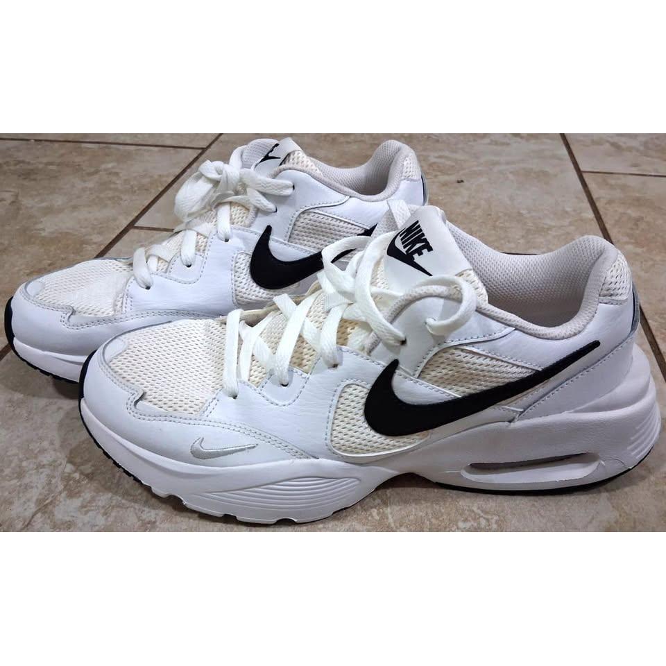 Nike Air Max Fusion – Tenis Originales Blanco/Negro/Gris Plateado Talla 11.5
