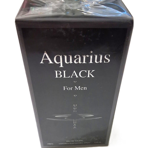 Aquarius Black for Men Eau de Toilette – Natural Spray, 100 ml / 3.4 fl.oz.