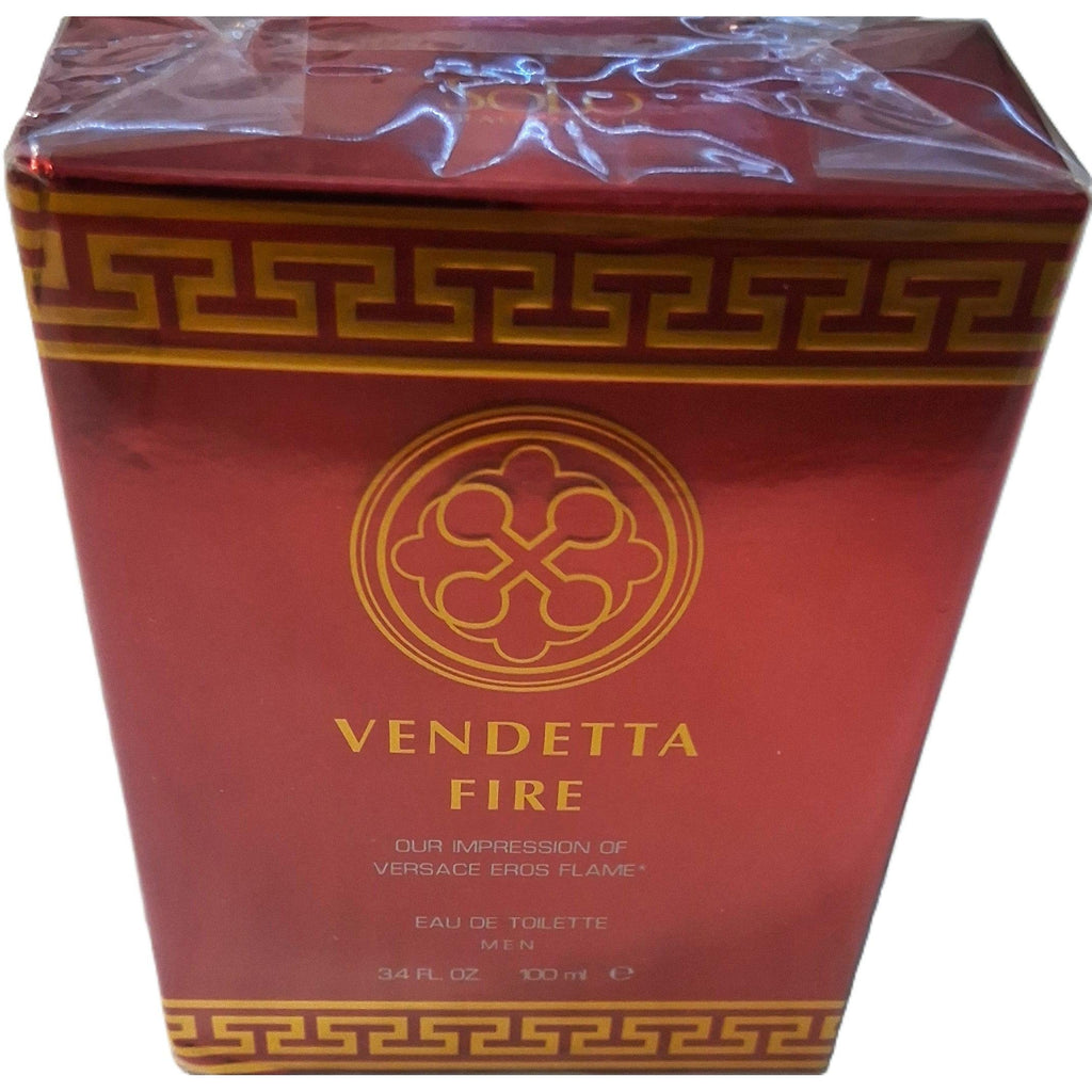Vendetta Fire Eau de Toilette for Men – Natural Spray, 100 ml / 3.4 fl.oz.