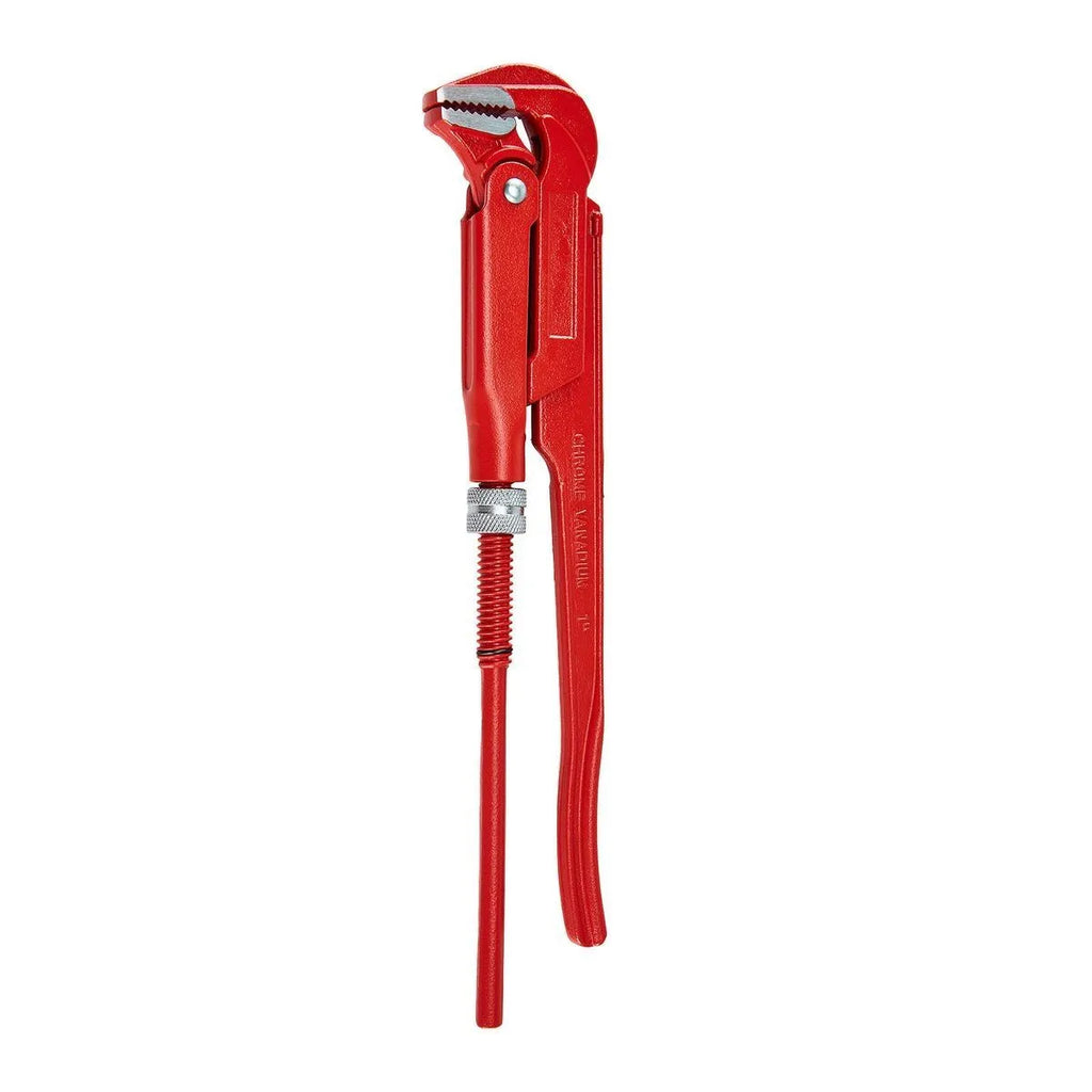 Pittsburgh 15 in. Swedish Pattern Pipe Wrench – Chrome Vanadium, 45° Jaw