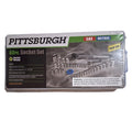Pittsburgh 40-Piece Socket Set – 3/8" Drive, SAE & Metric, Ratchet Wrench, PVC Case