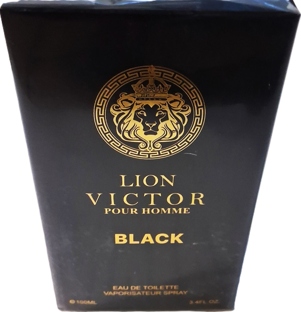 Lion Victor Pour Homme Black Eau de Toilette – Natural Spray, 100 ml / 3.4 fl.oz.