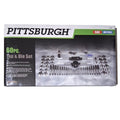 Pittsburgh 60-Piece Tap and Die Set – SAE & Metric, Alloy Steel, Storage Case
