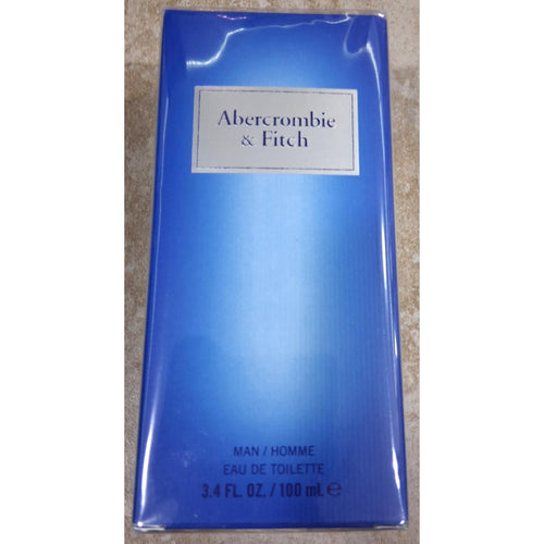 Abercrombie & Fitch First Instinct Blue Eau de Toilette for Men – Spray, 100 ml / 3.4 fl.oz.