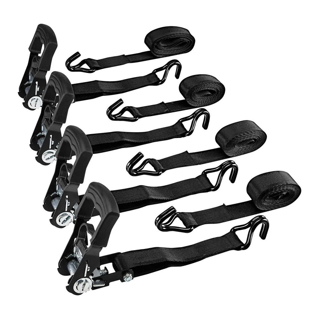 Haul-Master Correas de Amarre Trinquete 1,000 lb — 10 ft x 1-1/2" Paquete 4