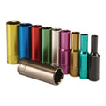 Pittsburgh Pro 10-Piece Color-Coded Deep Wall Socket Set – 1/4" Drive, SAE, ANSI