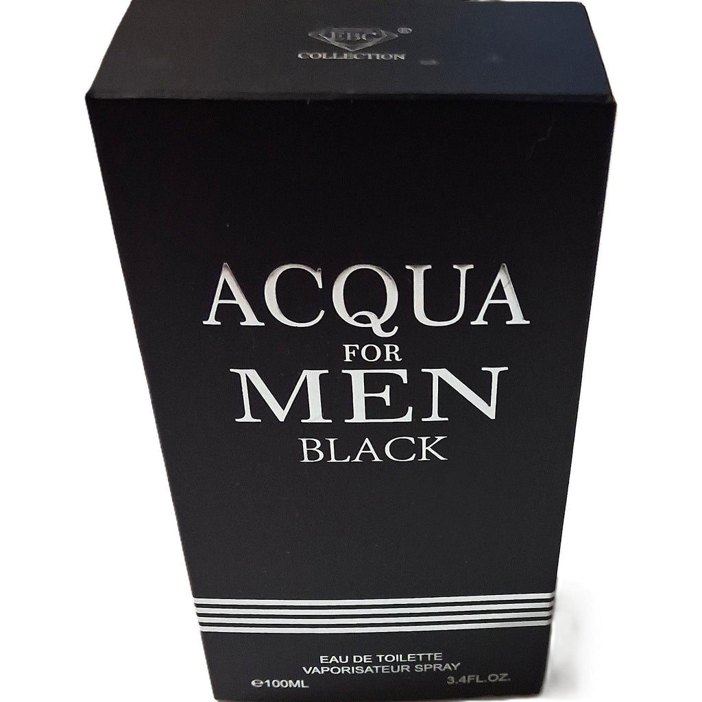 Acqua for Men Black Eau de Toilette – Natural Spray, 100 ml / 3.4 fl.oz.