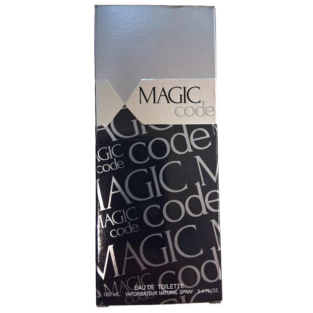 Magic Code Eau de Toilette for Men – Natural Spray, 100 ml / 3.4 fl.oz.