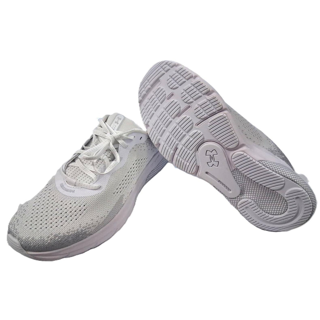 Under Armour HOVR Sonic 6 – Tenis Running Hombre Triple Blanco/Gris Plateado Talla 11.