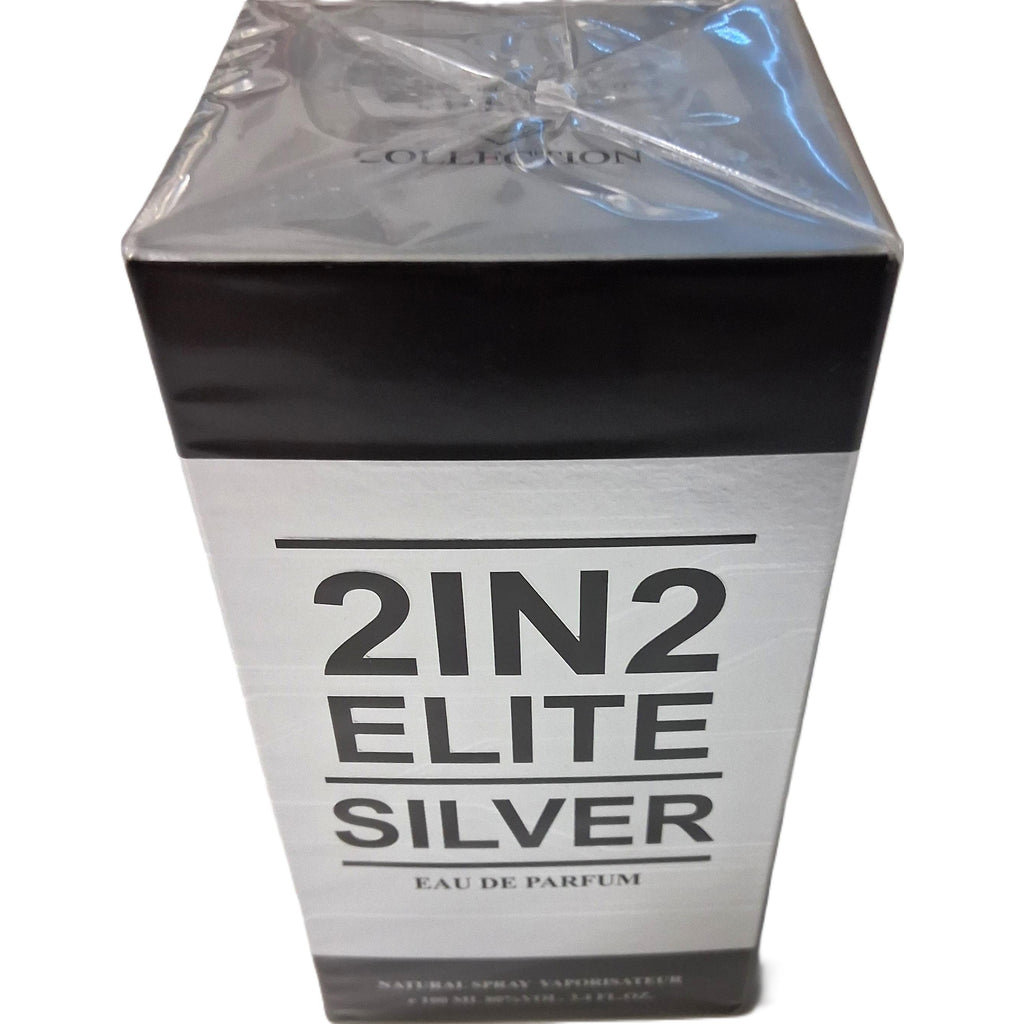 2IN2 Elite Silver Eau de Parfum – Natural Spray, 100 ml / 3.4 fl.oz.