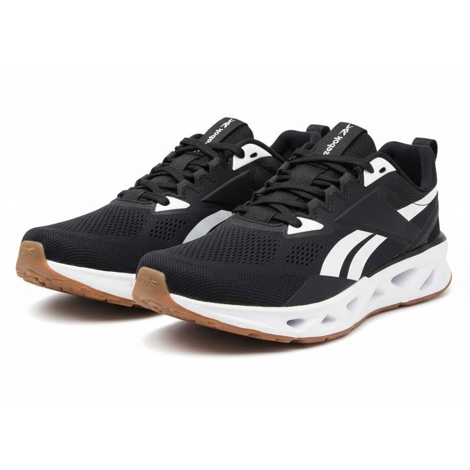 Reebok Zig Dynamica 4 – Tenis Deportivo Hombre Negro/Blanco/Suela Gum – Tallas US 10 y 10.5