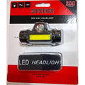 Superior Lampara de Cabeza LED COB 200 Lumens Recargable 3 Modos Spot Flood | Headlamp USB.
