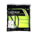 J.J. Keller SAFEGEAR High-Visibility Mesh Safety Vest – Lime, One Size Fits Most