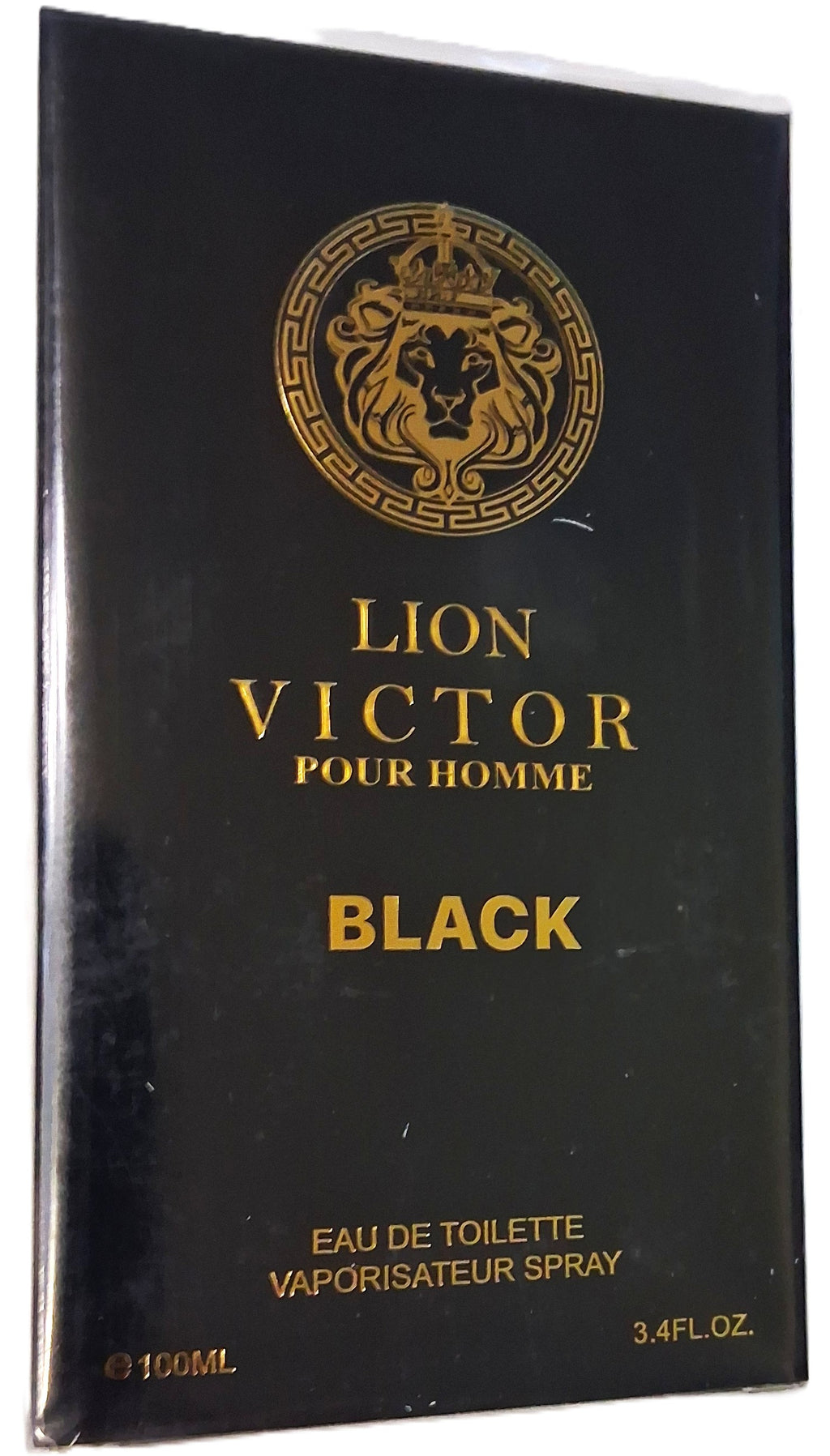 Lion Victor Pour Homme Black Eau de Toilette – Natural Spray, 100 ml / 3.4 fl.oz.