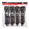 Haul-Master Correas de Amarre Trinquete 1,000 lb — 10 ft x 1-1/2" Paquete 4