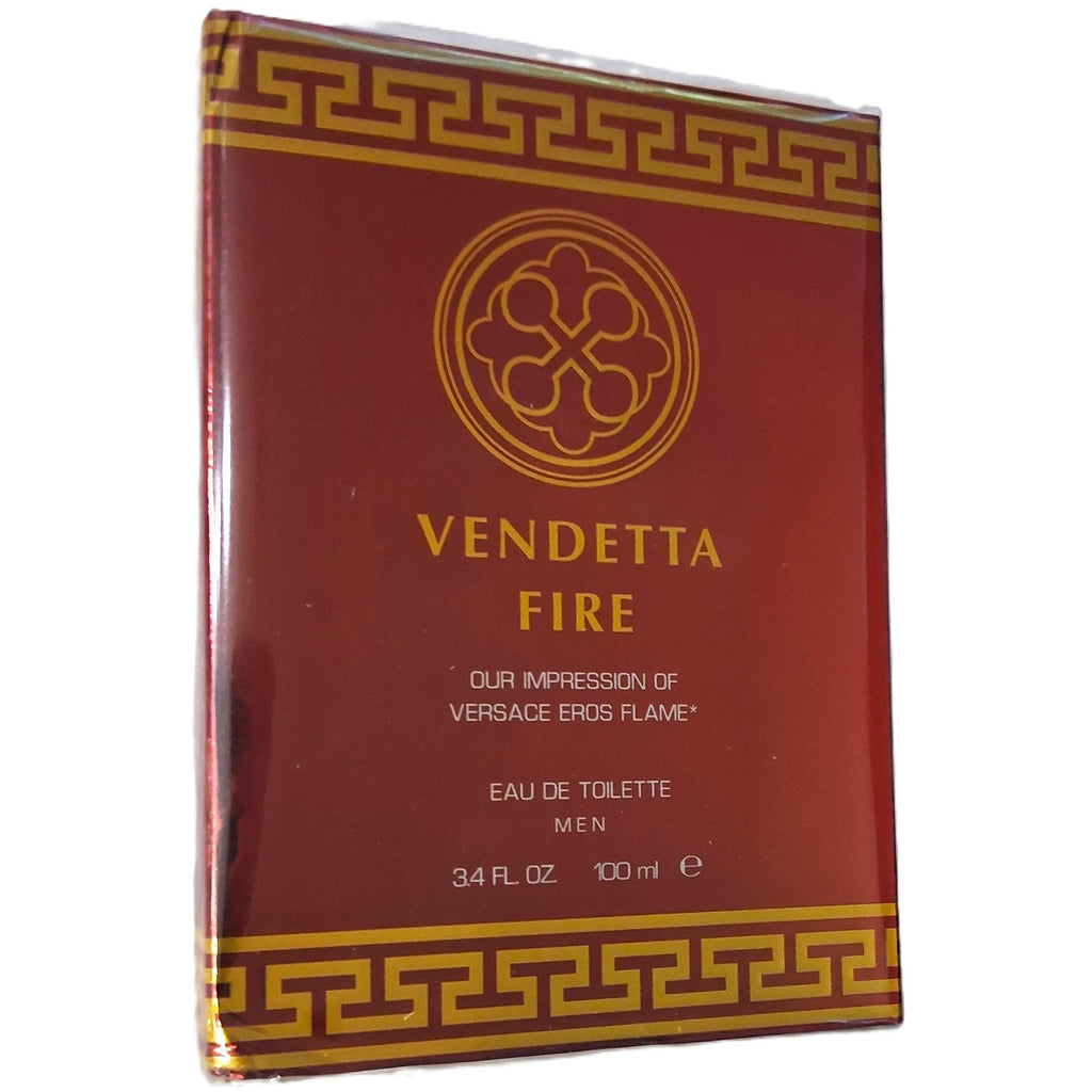 Vendetta Fire Eau de Toilette for Men – Natural Spray, 100 ml / 3.4 fl.oz.
