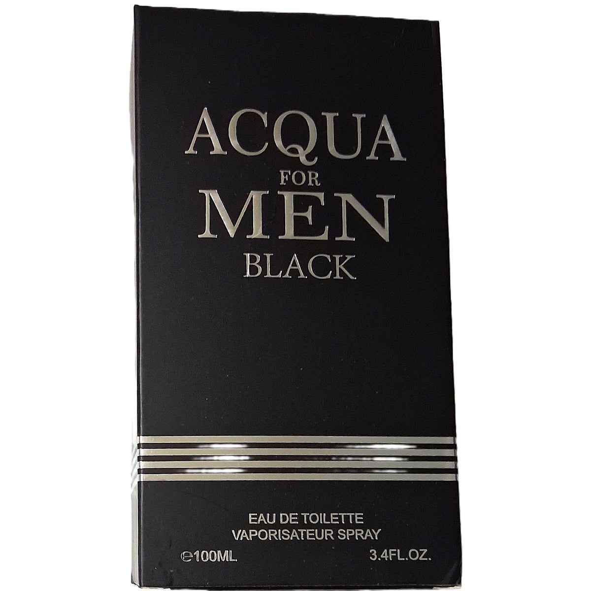 Acqua for Men Black Eau de Toilette – Natural Spray, 100 ml / 3.4 fl.oz.