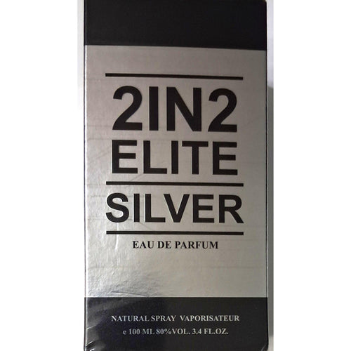 2IN2 Elite Silver Eau de Parfum – Natural Spray, 100 ml / 3.4 fl.oz.