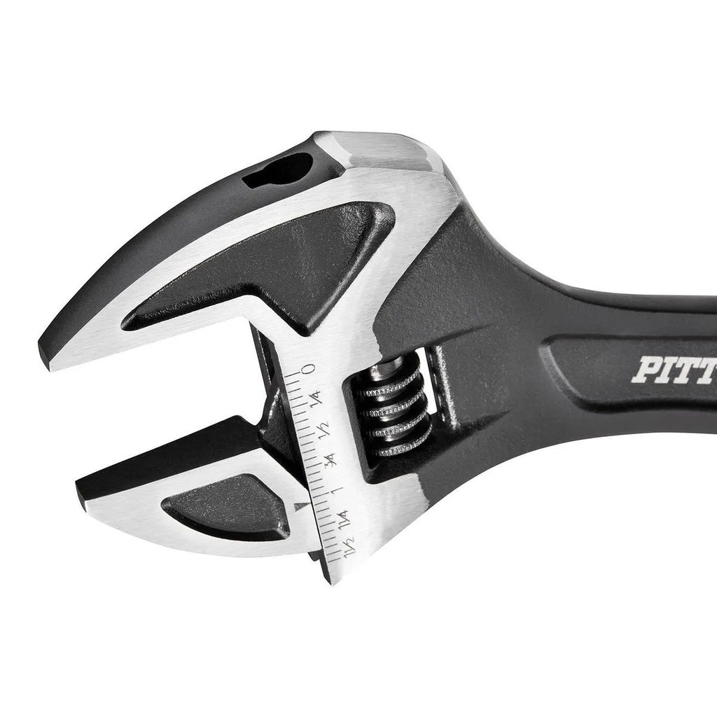 Pittsburgh 10 in. Adjustable Demolition Pry Bar Wrench – 6-in-1, Chrome Vanadium