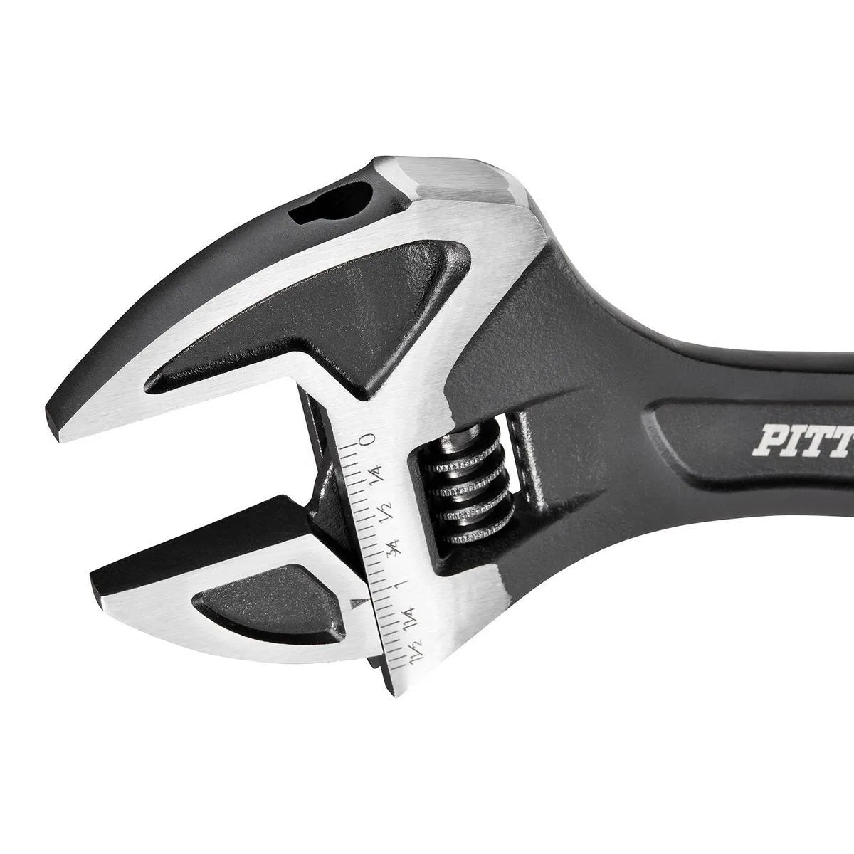 Pittsburgh 10 in. Adjustable Demolition Pry Bar Wrench – 6-in-1, Chrome Vanadium