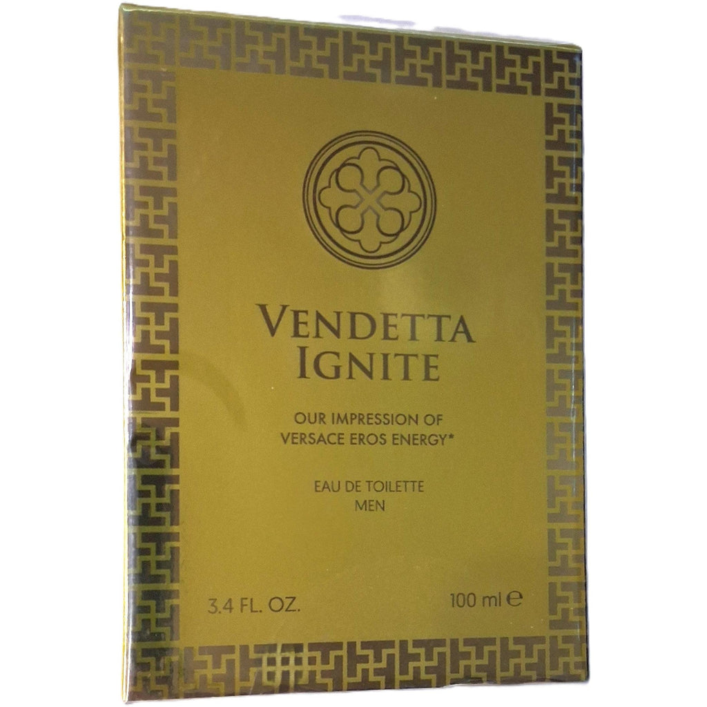 Vendetta Ignite Eau de Toilette for Men – Natural Spray, 100 ml / 3.4 fl.oz.
