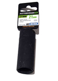 Pittsburgh Pro 21mm Deep Impact Socket – 1/2" Drive, 6-Point, Black Phosphate