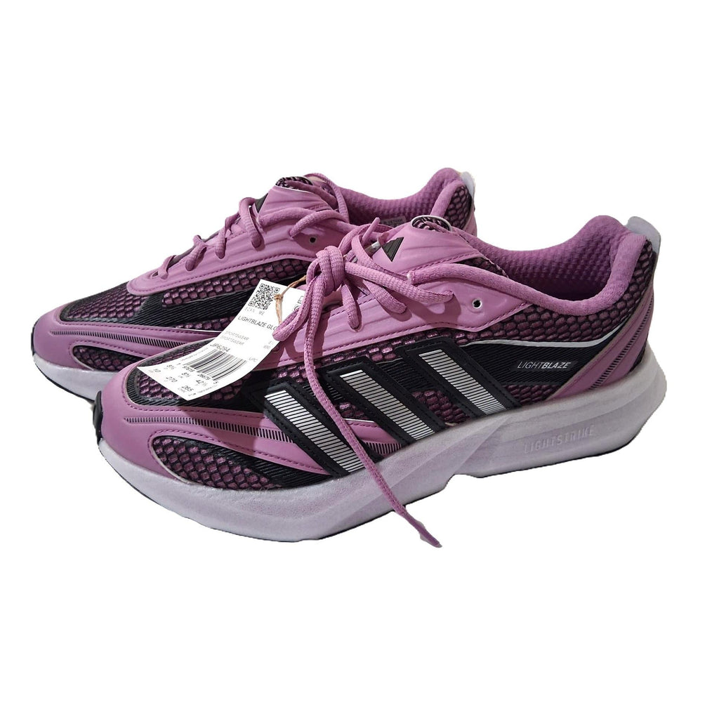 Adidas Lightblaze Glow – Tenis Running Mujer Rosa Orquídea/Negro/Blanco Lavanda – Talla US 10