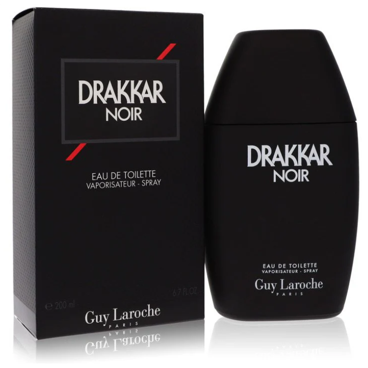 Guy Laroche Drakkar Noir Eau de Toilette for Men – Vaporisateur Spray, 200 ml / 6.7 fl.oz.