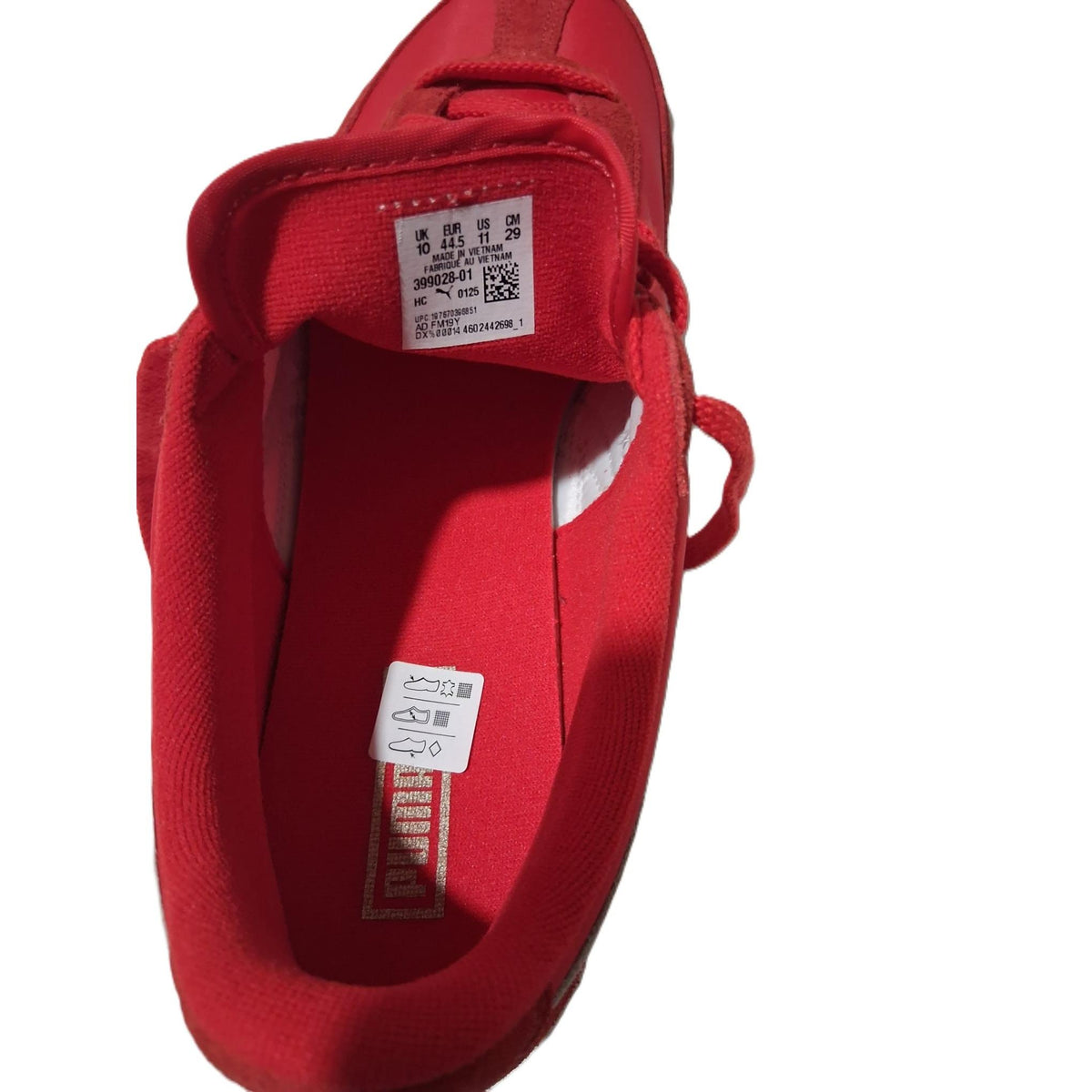 Puma Easy Rider – Tenis Retro Hombre Rojo Escarlata/Blanco/Suela Gum – Talla US 11
