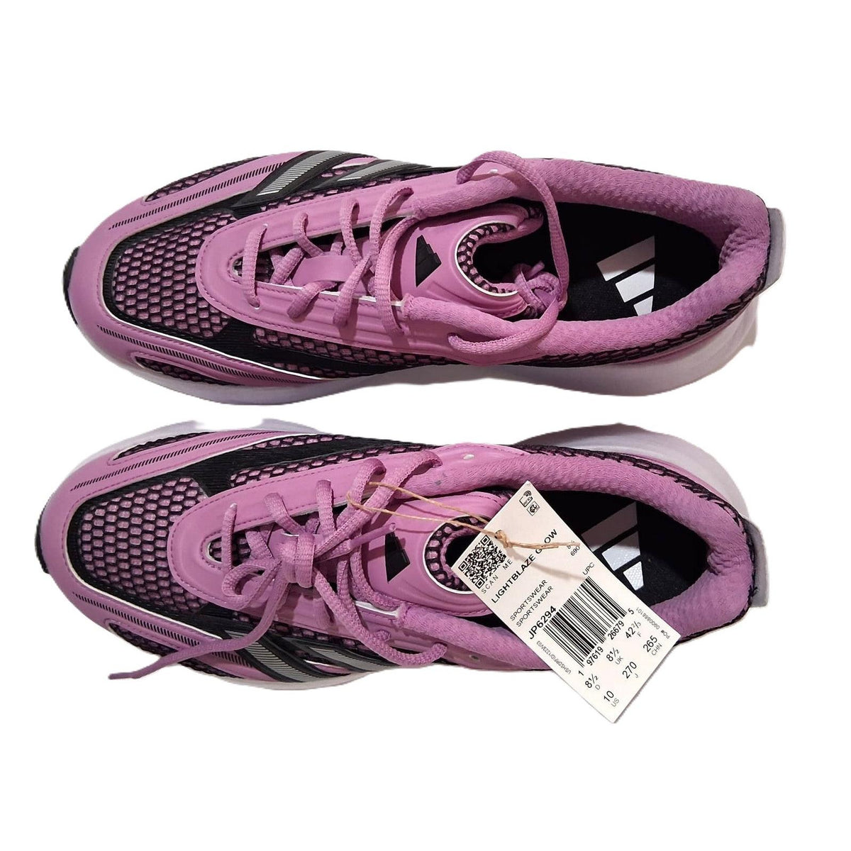 Adidas Lightblaze Glow – Tenis Running Mujer Rosa Orquídea/Negro/Blanco Lavanda – Talla US 10