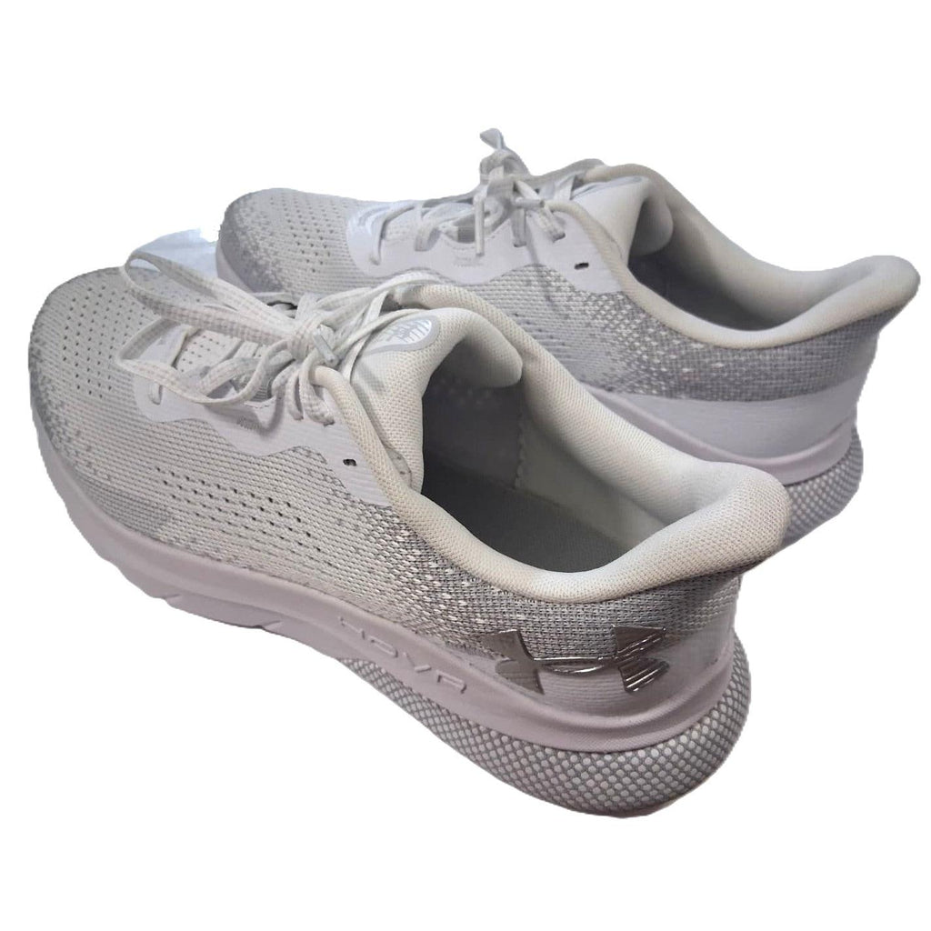 Under Armour HOVR Sonic 6 – Tenis Running Hombre Triple Blanco/Gris Plateado Talla 11.