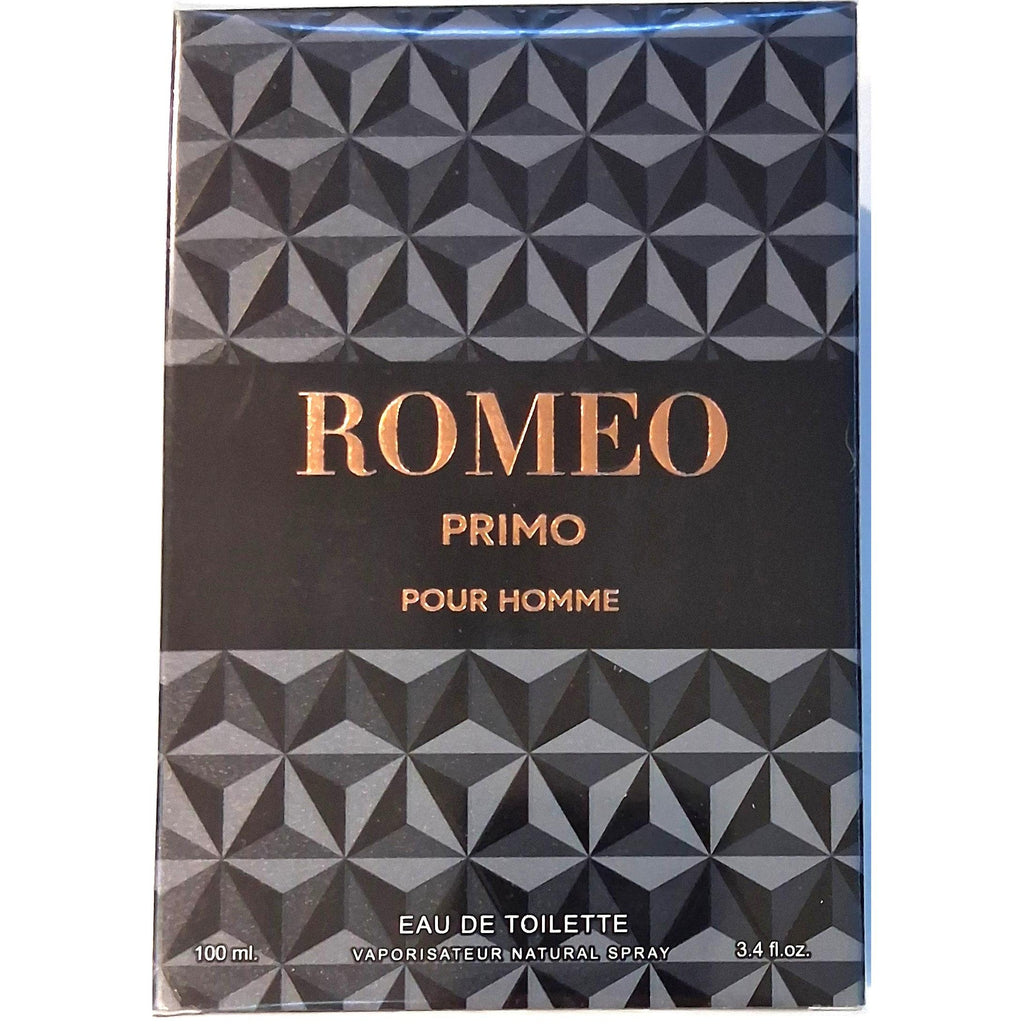 Romeo Primo Pour Homme Eau de Toilette – Natural Spray, 100 ml / 3.4 fl.oz.