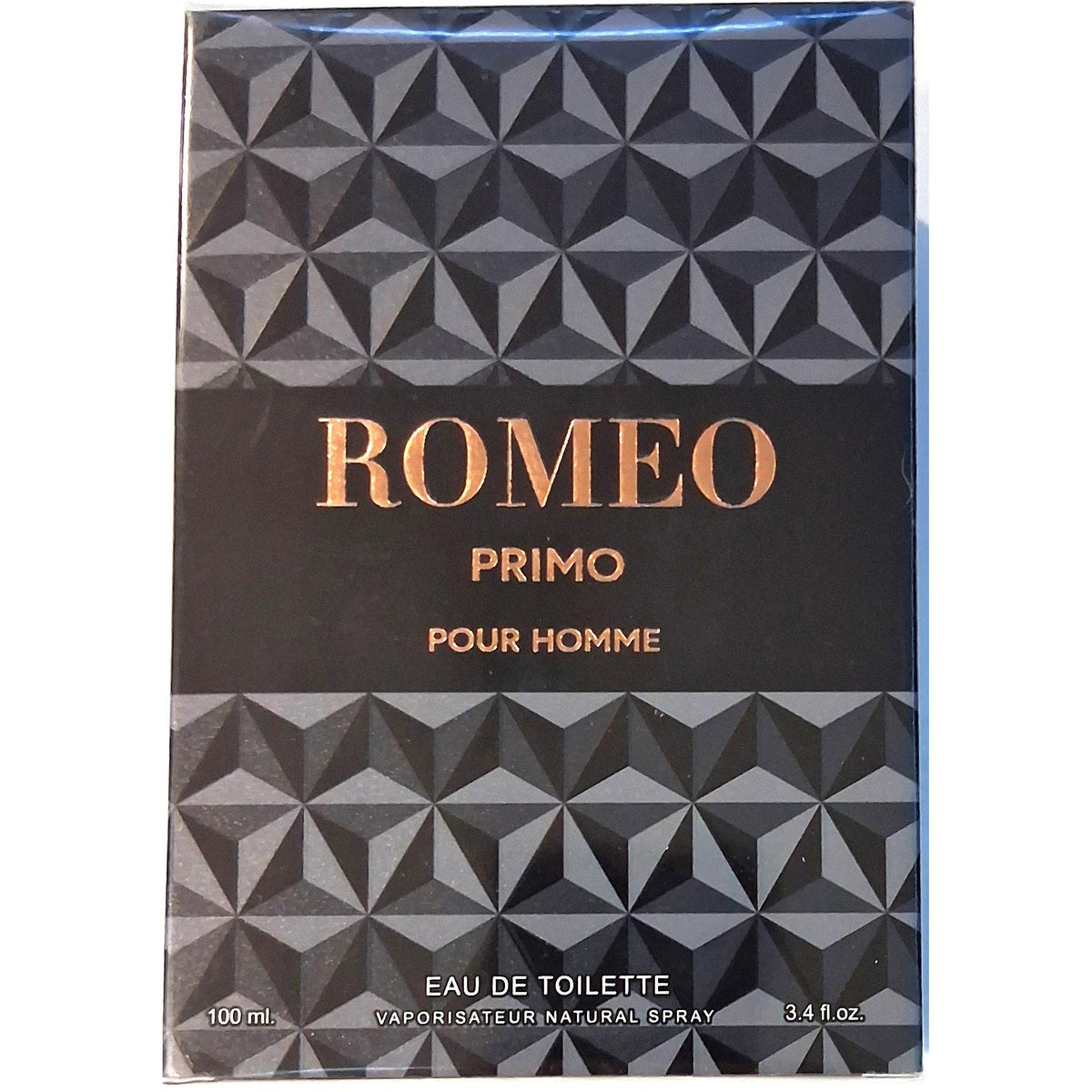 Romeo Primo Pour Homme Eau de Toilette – Natural Spray, 100 ml / 3.4 fl.oz.