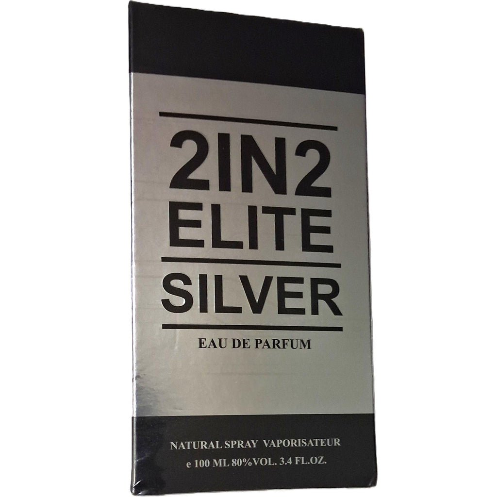 2IN2 Elite Silver Eau de Parfum – Natural Spray, 100 ml / 3.4 fl.oz.