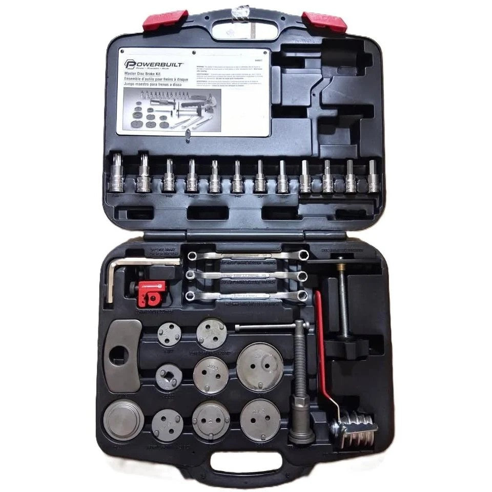 Powerbuilt Master Disc Brake Kit 48 Piezas Juego Maestro para Frenos a Disco Model 648622.