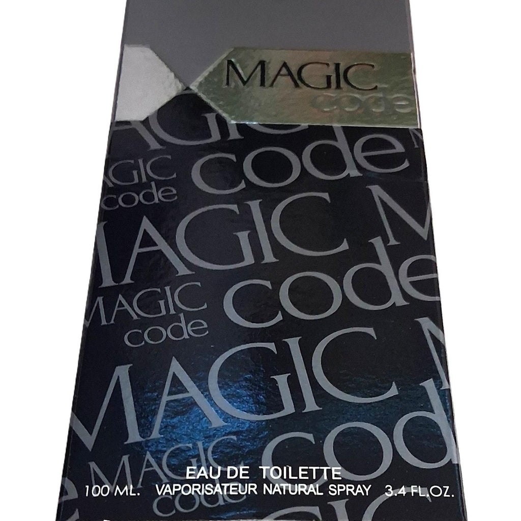 Magic Code Eau de Toilette for Men – Natural Spray, 100 ml / 3.4 fl.oz.