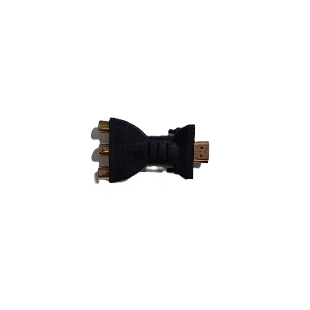 HDMI to 3-RCA Composite AV Adapter – Gold-Plated Audio/Video Connector