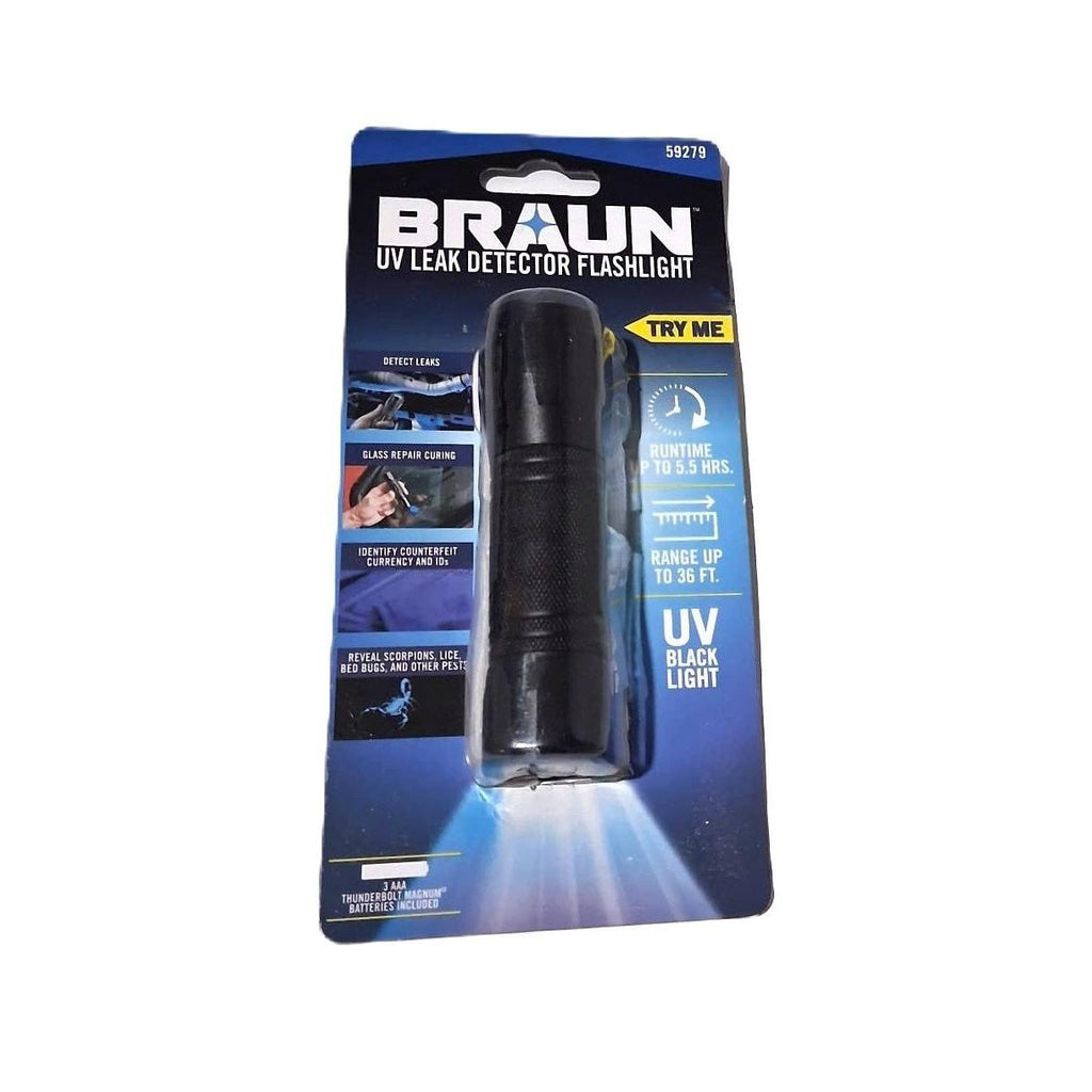 Linterna LED detectora de fugas UV BRAUN