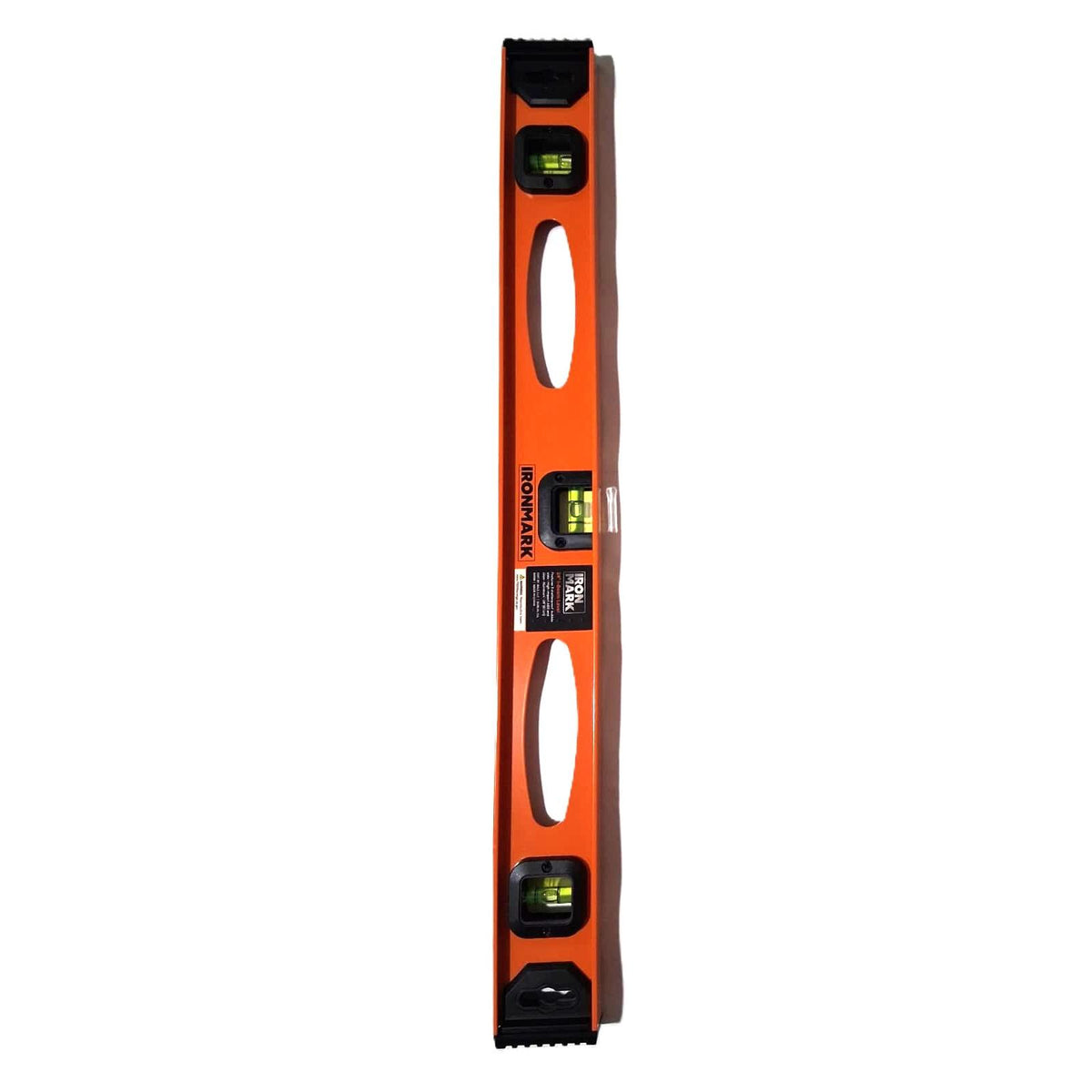 Ironmark 24" Aluminum I-Beam Level – 3 Vials (Level, Plumb, 45°)