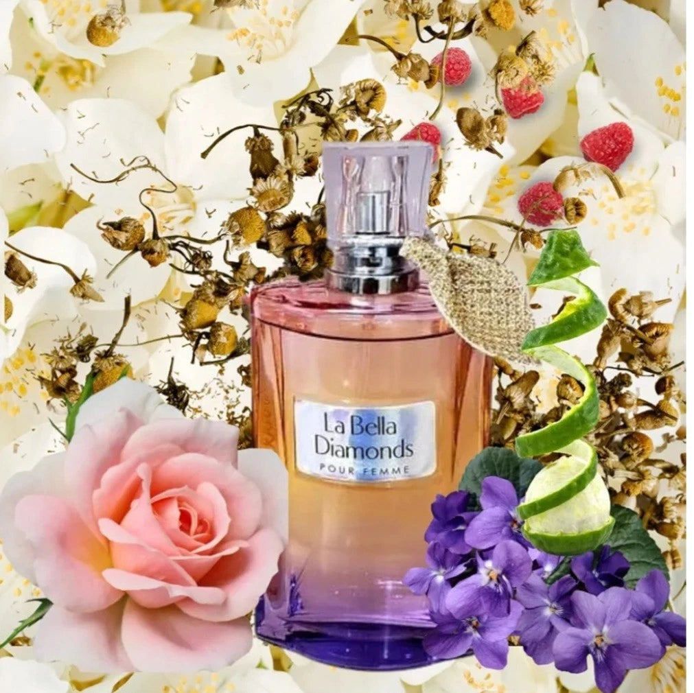 La Bella Diamonds Pour Femme Eau de Parfum – Natural Spray, 100 ml / 3.4 fl.oz.