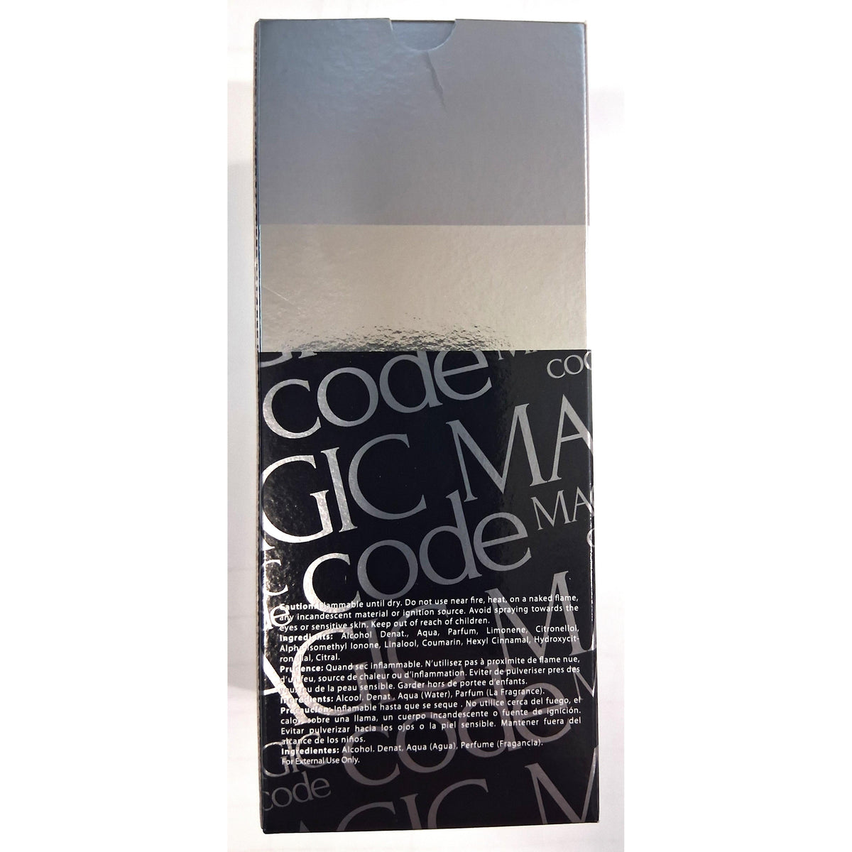Magic Code Eau de Toilette for Men – Natural Spray, 100 ml / 3.4 fl.oz.
